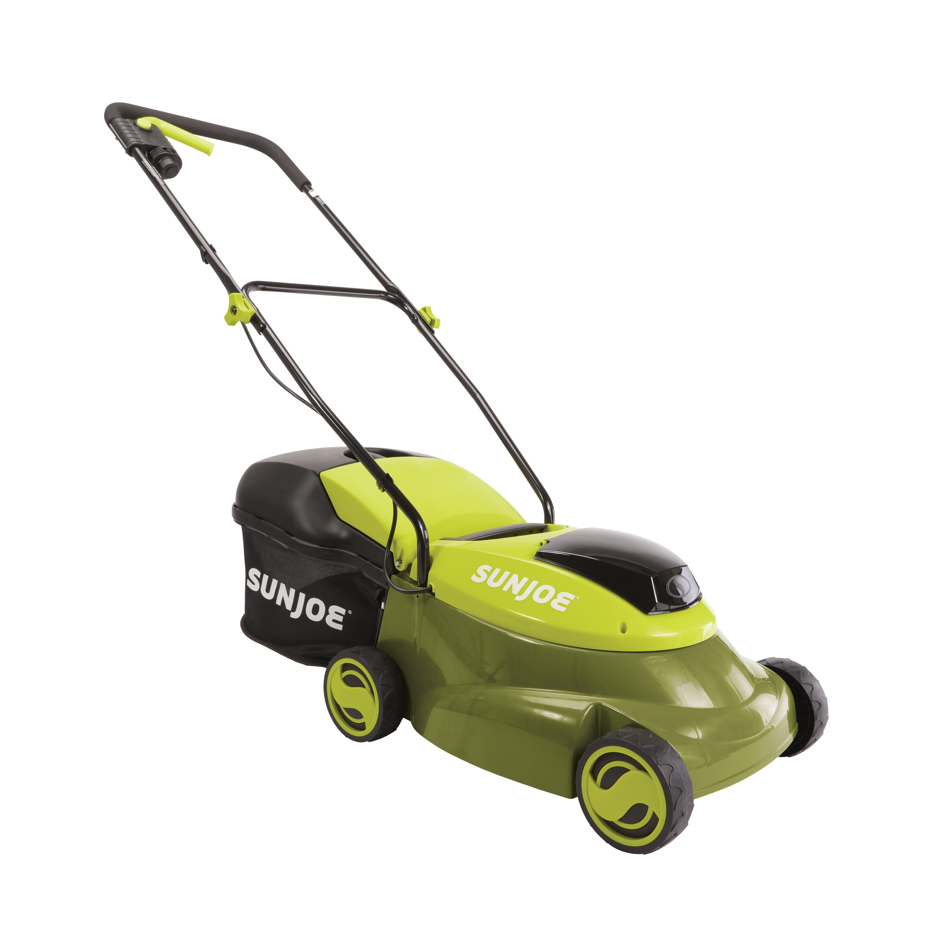 Sun Joe 24-Volt cordless 14-inch Lawn Mower.