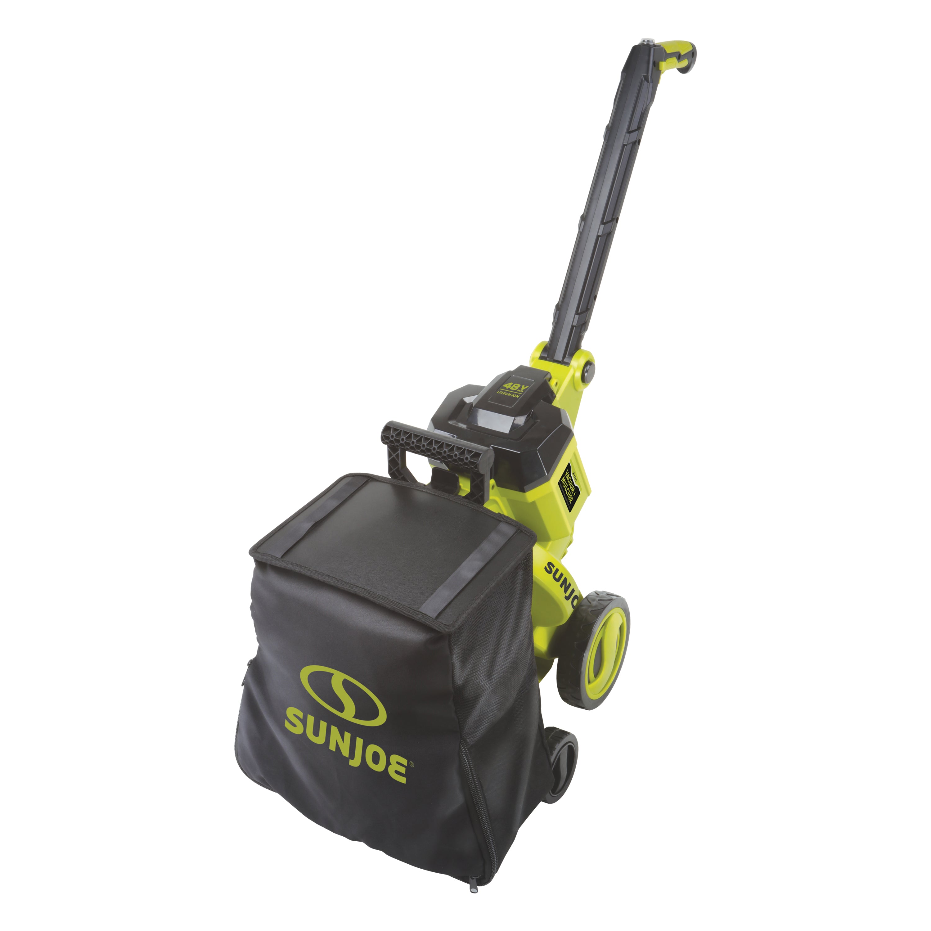 Sun Joe 48-volt Cordless Outdoor Garden Vacuum/Mulcher Kit.