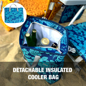 Detachable insulated cooler bag.