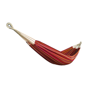 Bliss Hammocks 40-inch Wide Toasted Almond Stripe Hammock in a Bag.