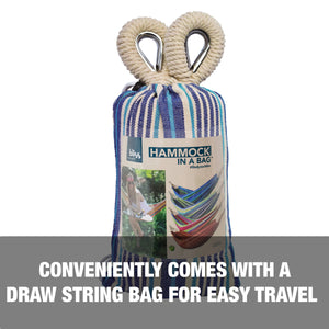 Conveniently comes with a draw string bag for easy travel.