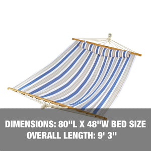 Dimensions: 80-inch length, 48-inch width, and an overall length of 9 feet and 3 inches.