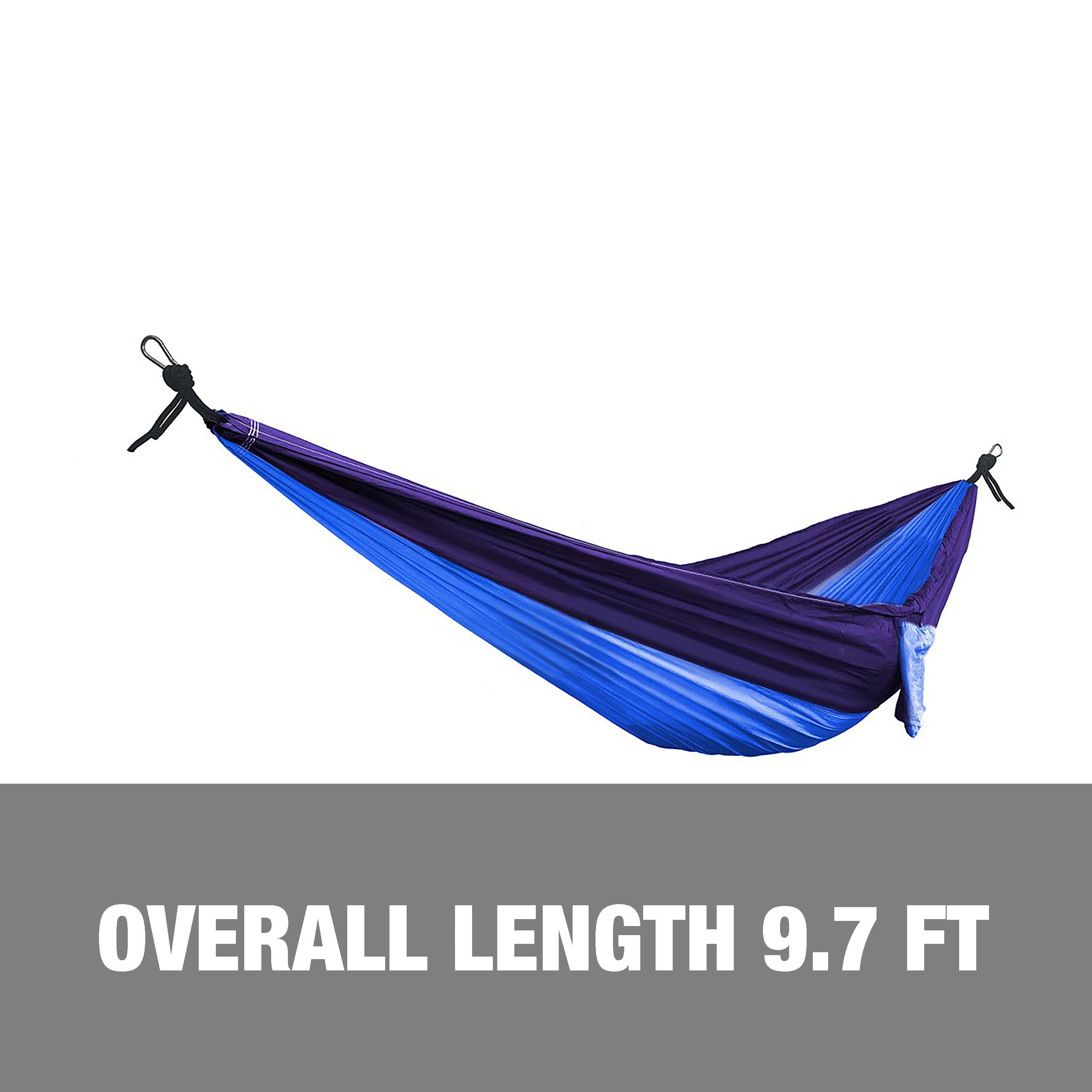 Overall length of 9.7 feet.