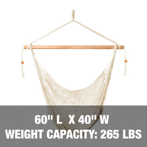 60 inch length and 40 inch width, with a weight capacity of 265 pounds.