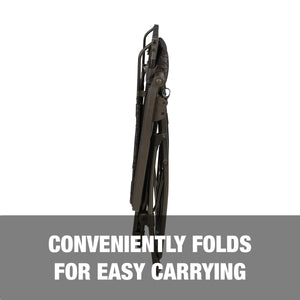 Conveniently folds for easy carrying.
