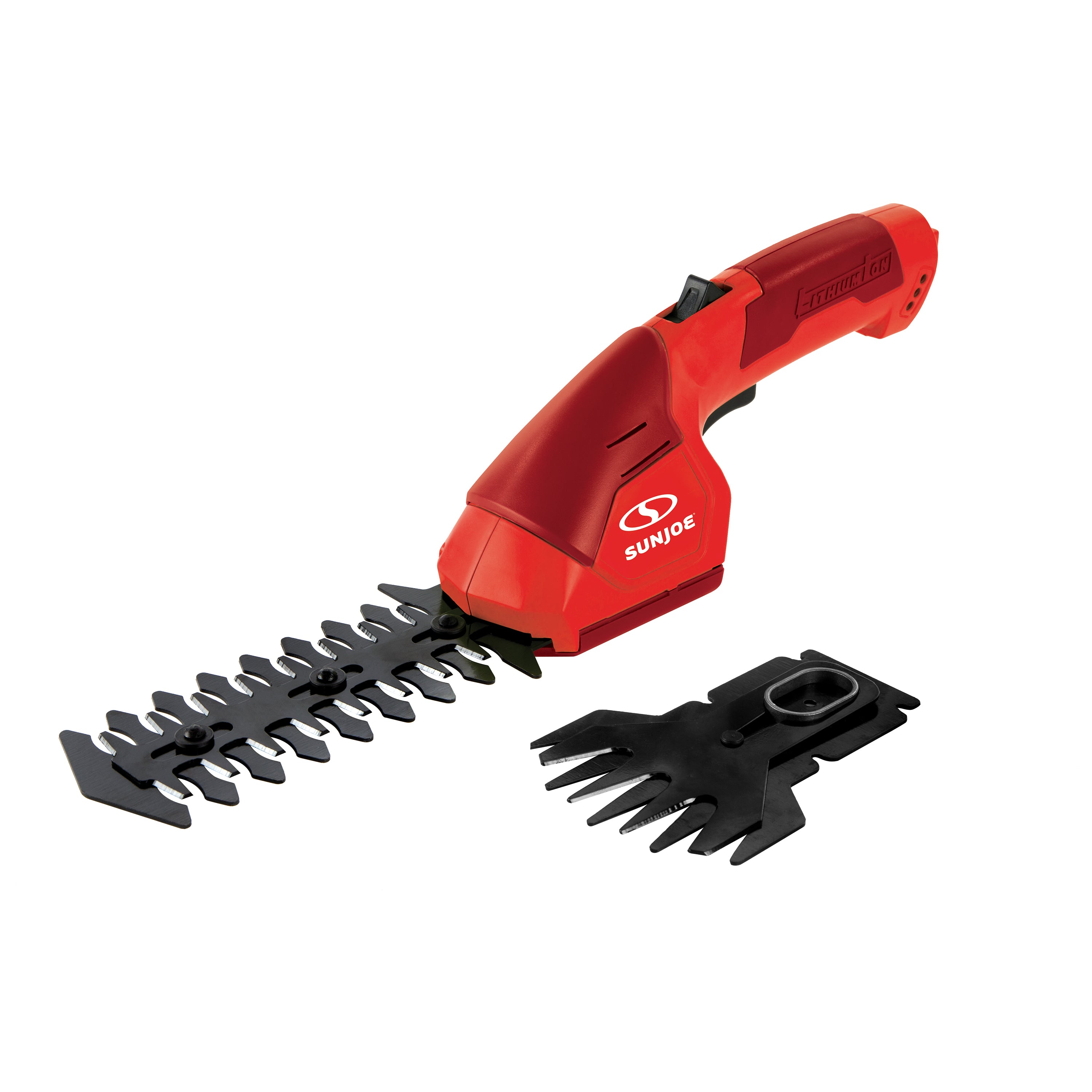 Sun Joe HJ604C RED 2 in 1 Cordless Grass Shear Hedger 7.2 Volt W