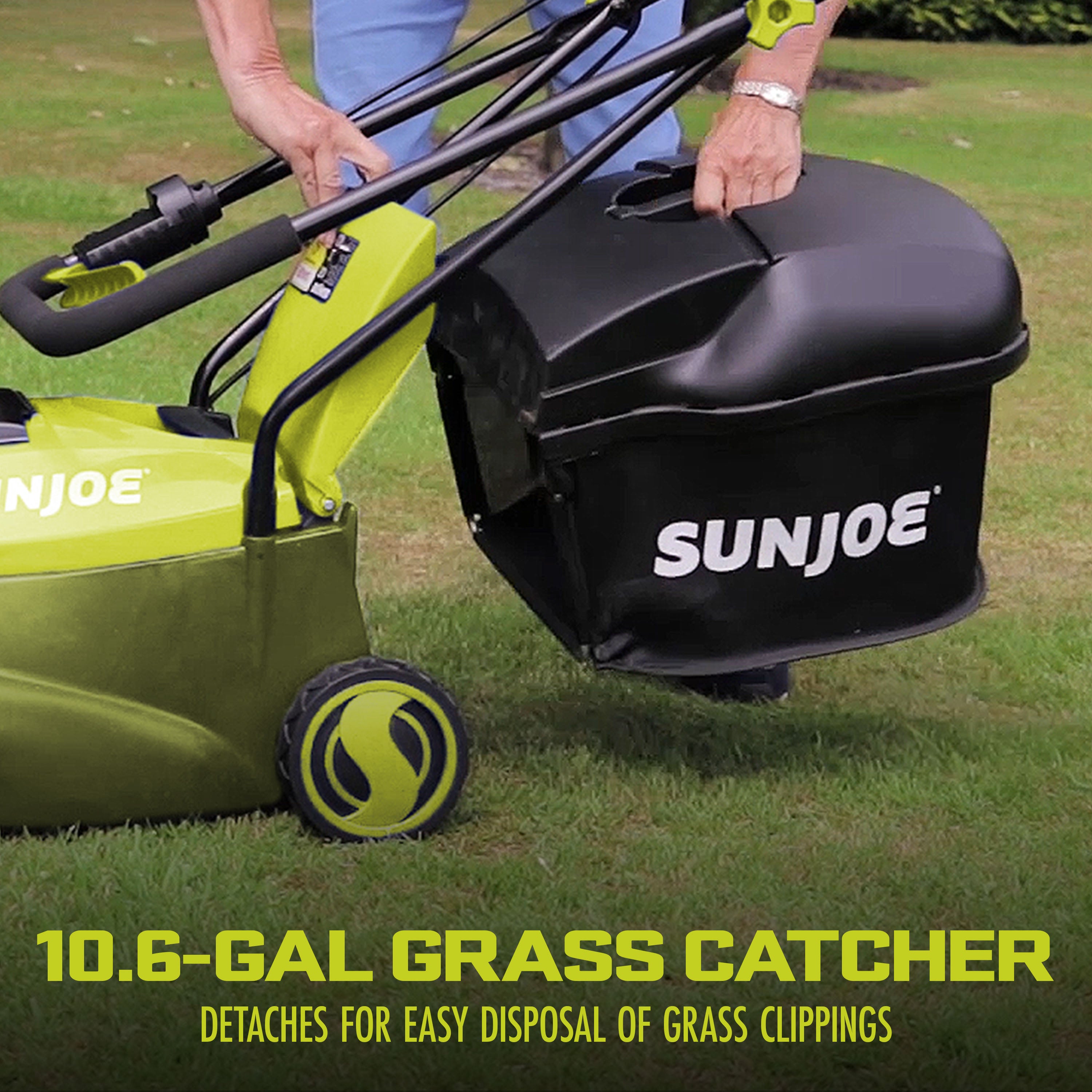 Sun Joe MJ24C-14 24-Volt* IONMAX Cordless Brushless Lawn Mower Kit