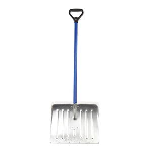 Front view of the Snow Joe 18-inch Heavy Duty Aluminum Snow Shovel.