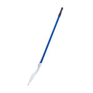 Side view of the Snow Joe 18-inch Heavy Duty Aluminum Snow Shovel.