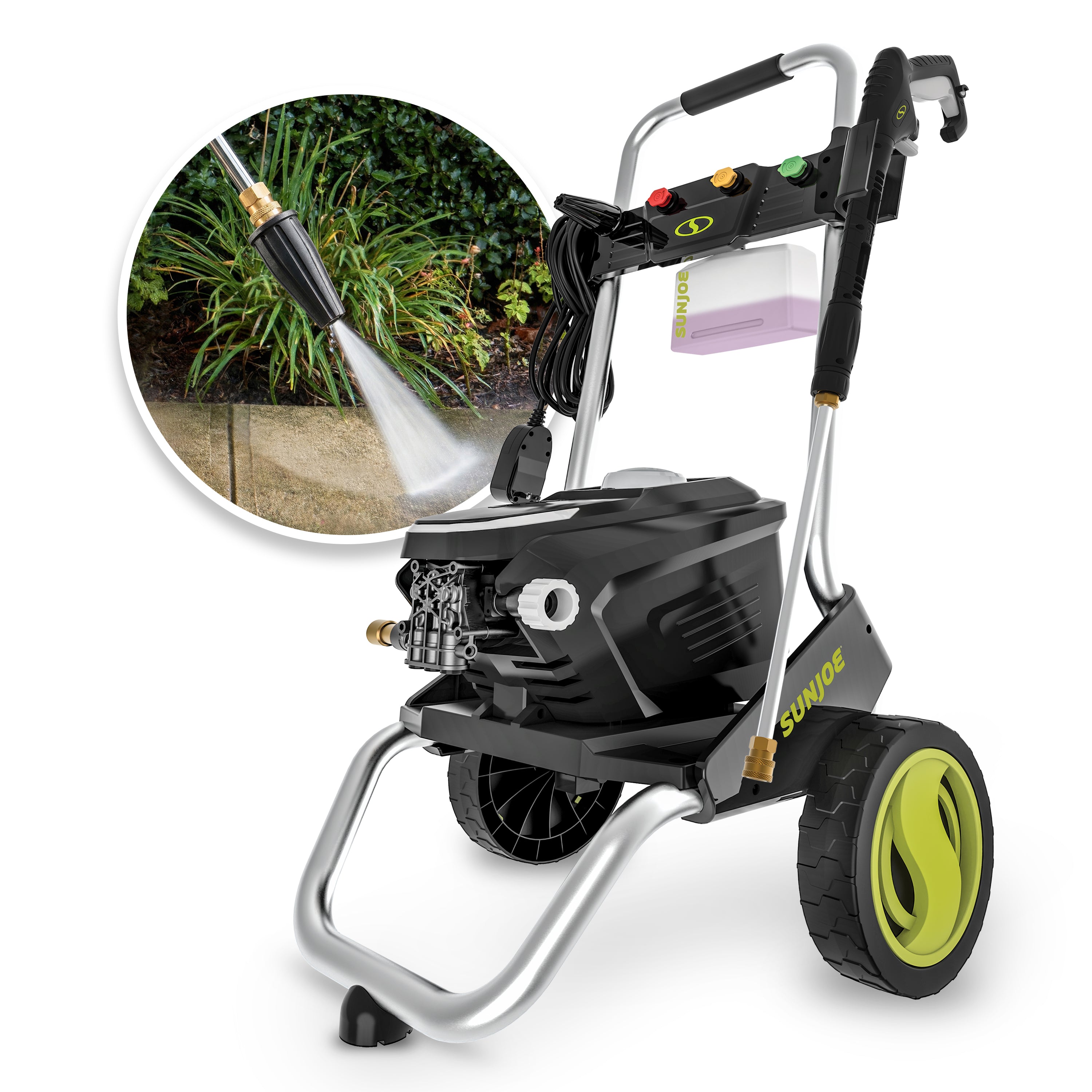 Sun Joe Certified Rated 2200 PSI Electric Pressure Washer | Foam Canno