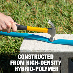 Constructed from high-density hybrid-polymer.