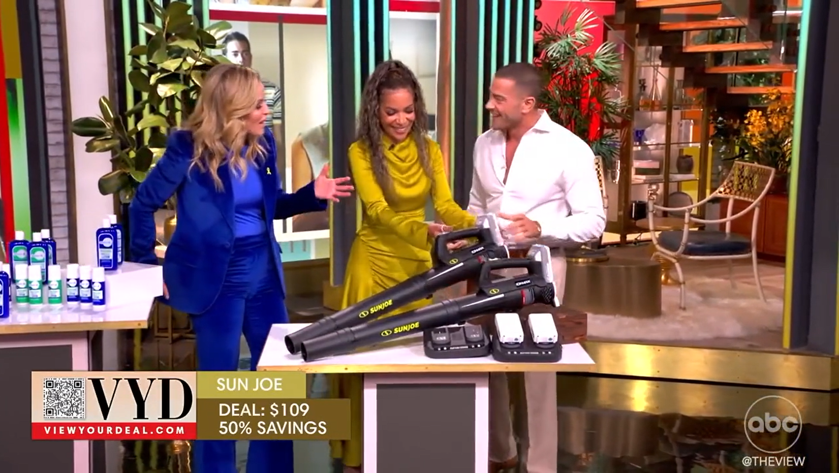 THE VIEW Featuring Sun Joe Compact Turbine Jet Blower Kit