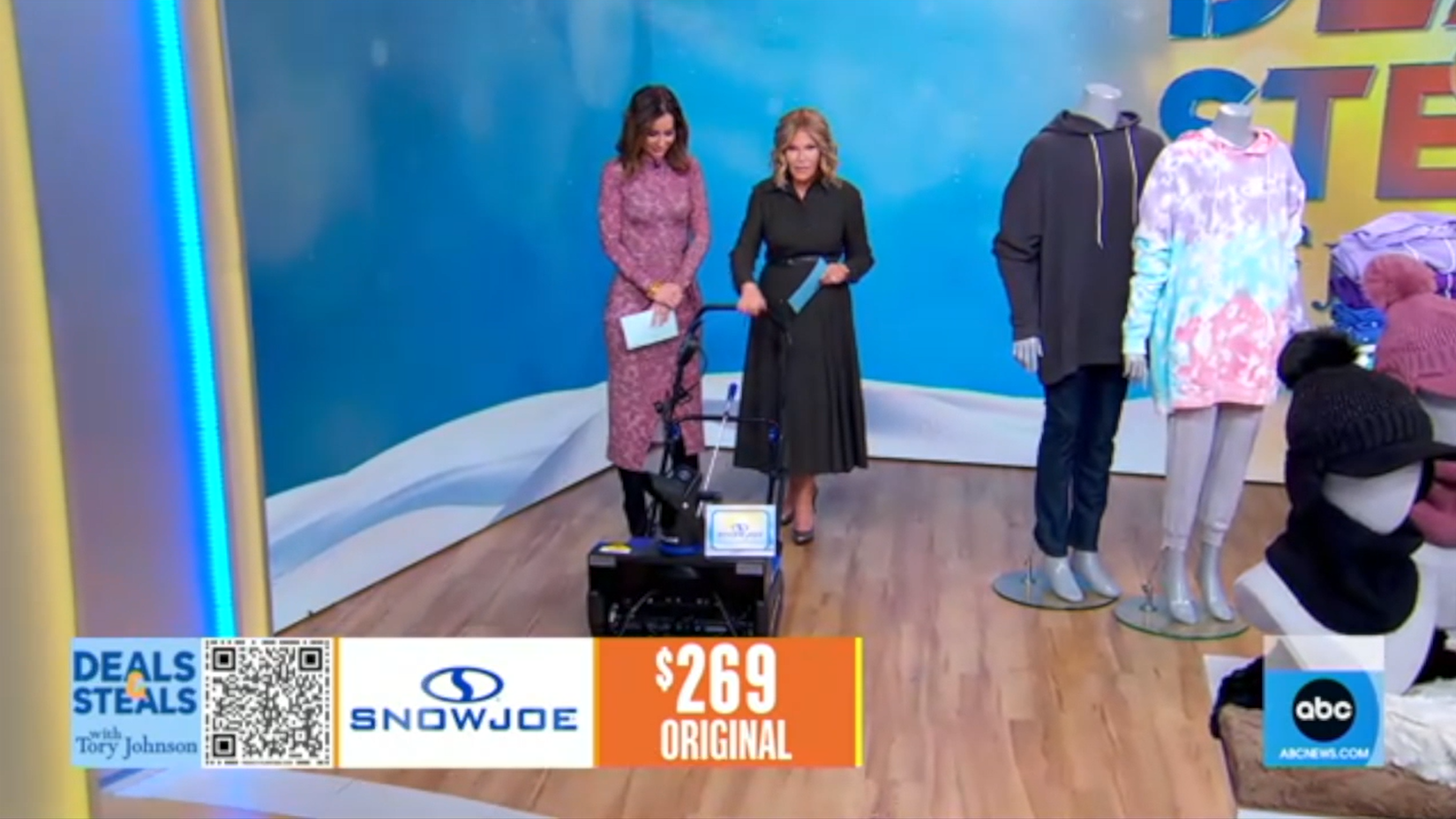 GMA Featuring Snow Joe Electric Snow Blower