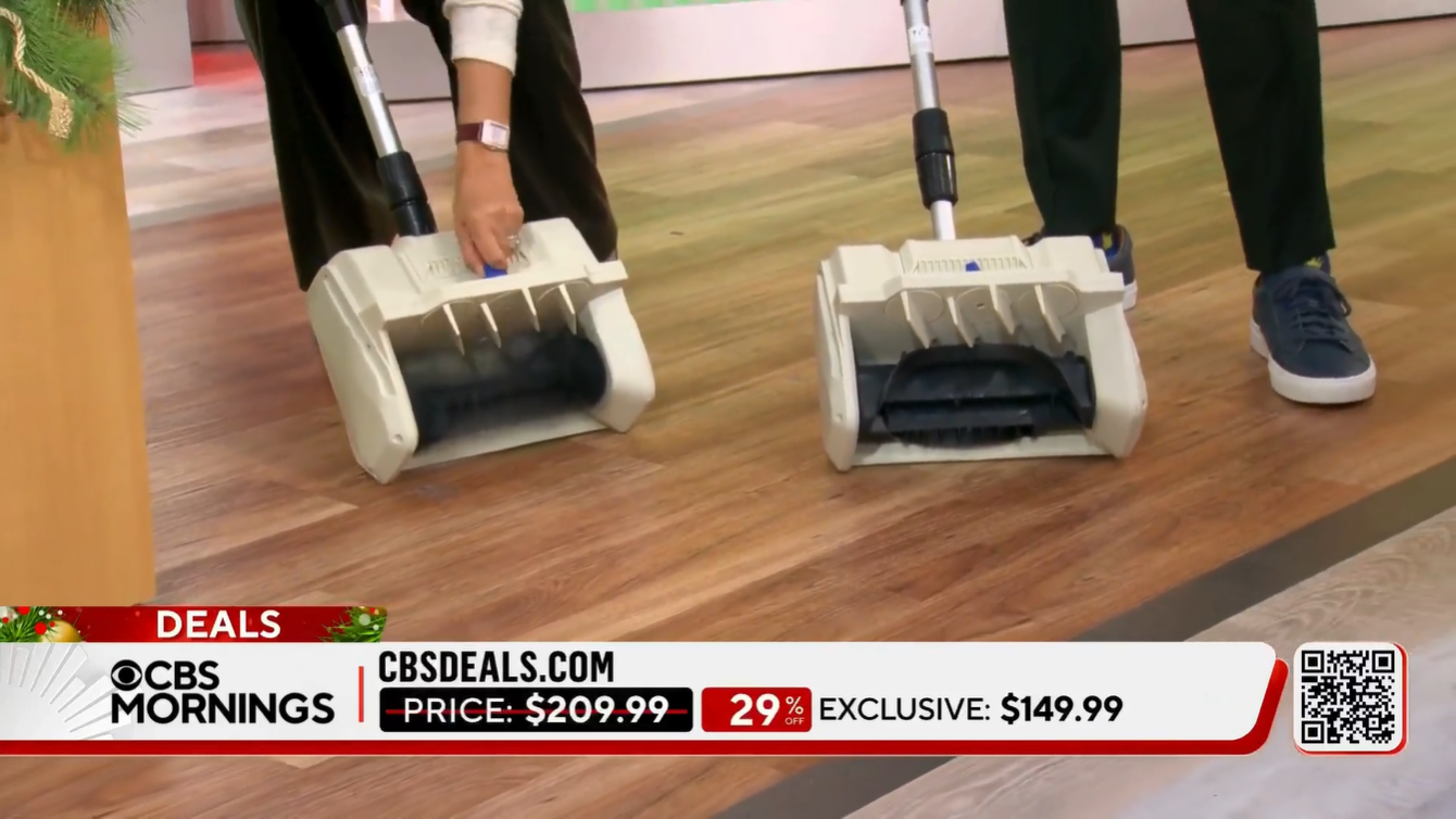 CBS Mornings Featuring Snow Joe Cordless Snow Shovel