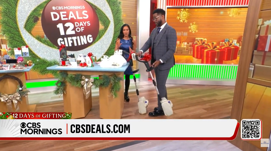 CBS Mornings Featuring Snow Joe Cordless Snow Shovel