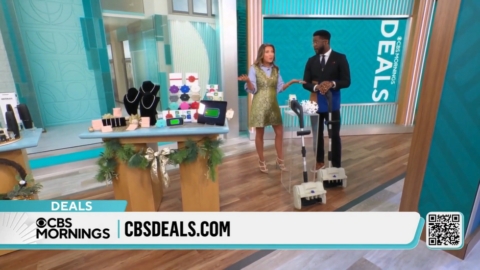 CBS Mornings Featuring Snow Joe Cordless Snow Shovel