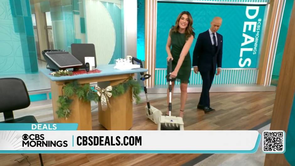 CBS Mornings Featuring Snow Joe Cordless Snow Shovel