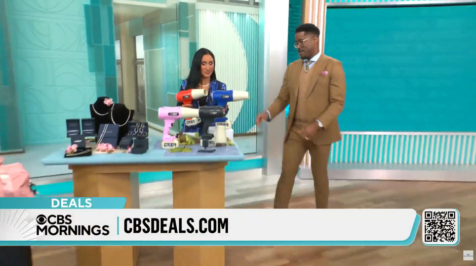 CBS Mornings Featuring Sun Joe Stormjet Turbo Blower