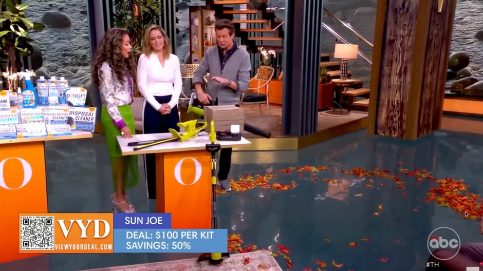 THE VIEW Featuring Sun Joe Cordless Garden Combo Kit