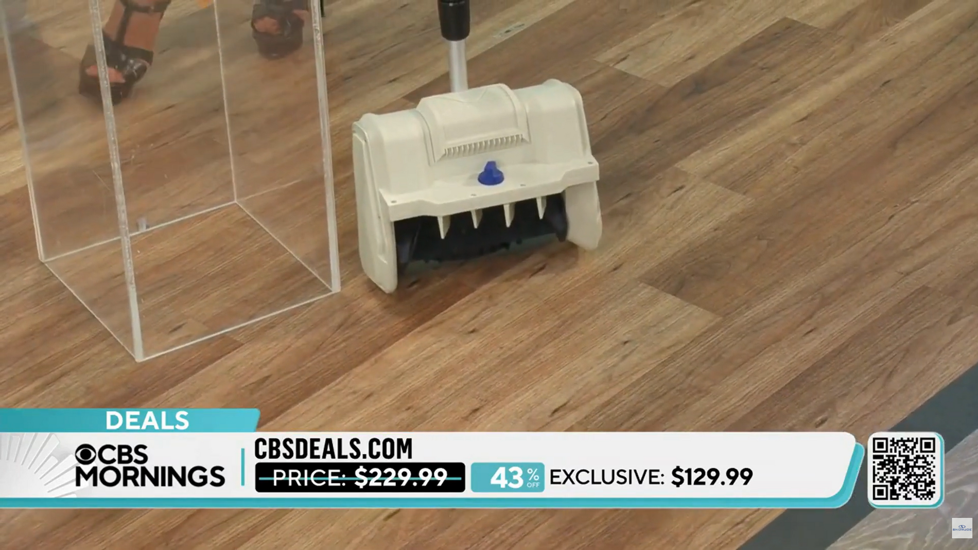 CBS Mornings Featuring Snow Joe Cordless Snow Shovel