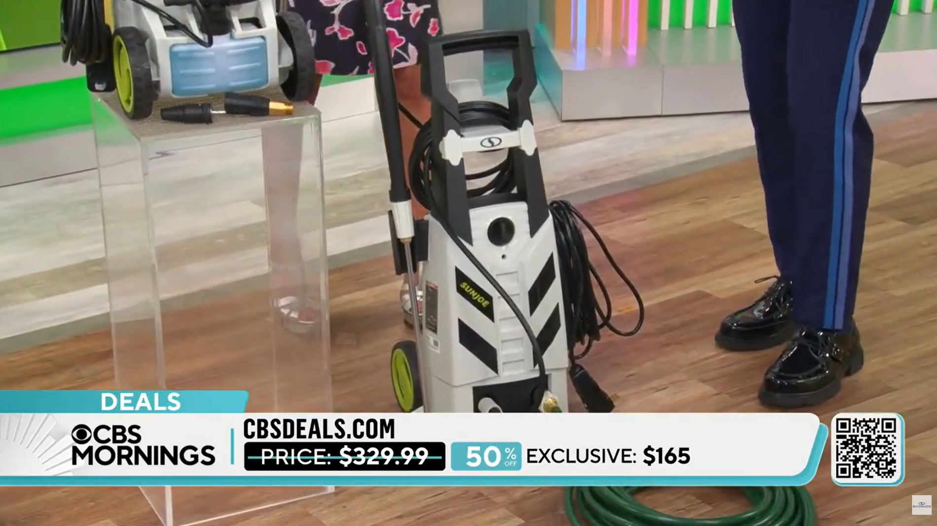 CBS Mornings Featuring Sun Joe Electric Pressure Washer