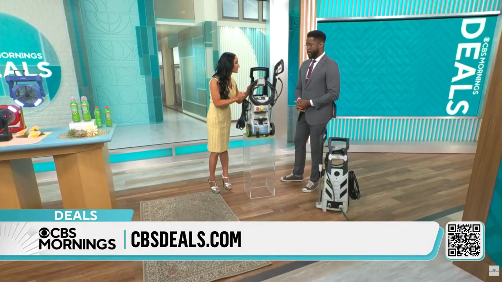 CBS Mornings Featuring Sun Joe Electric Pressure Washer