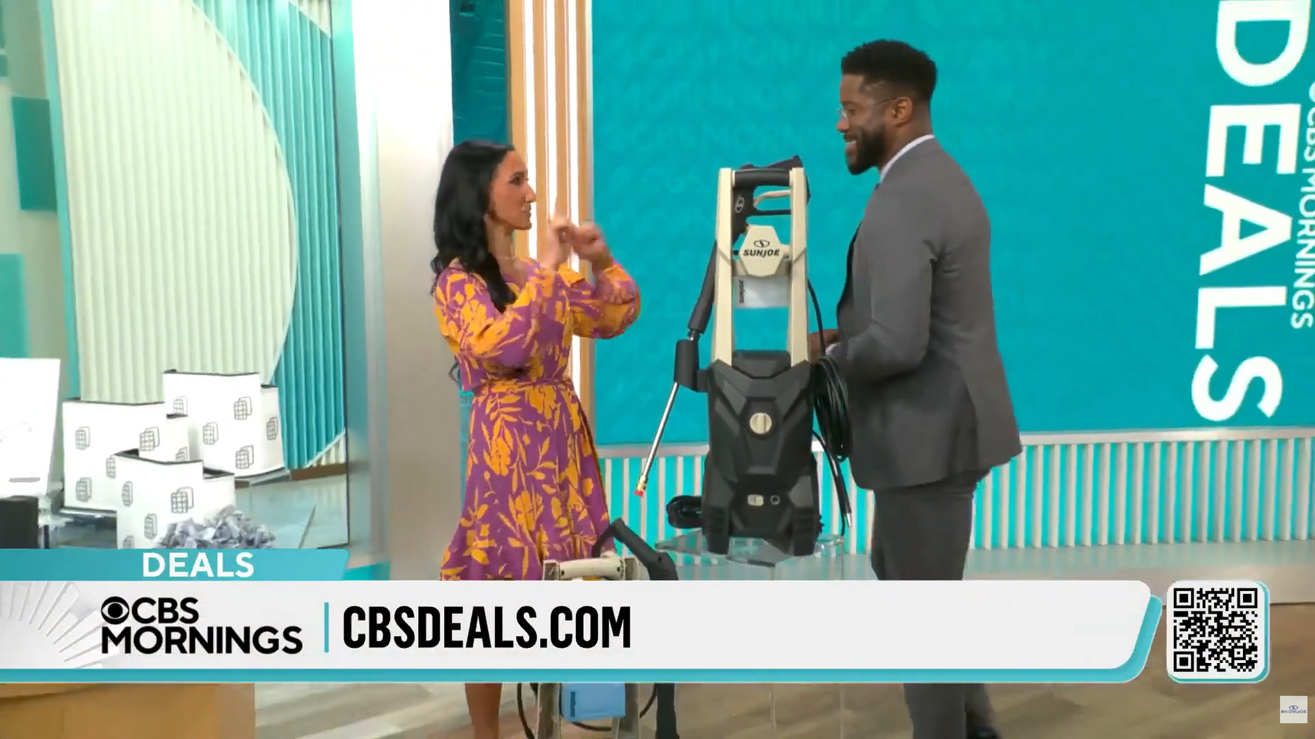 CBS Mornings Featuring Sun Joe Electric Pressure Washer