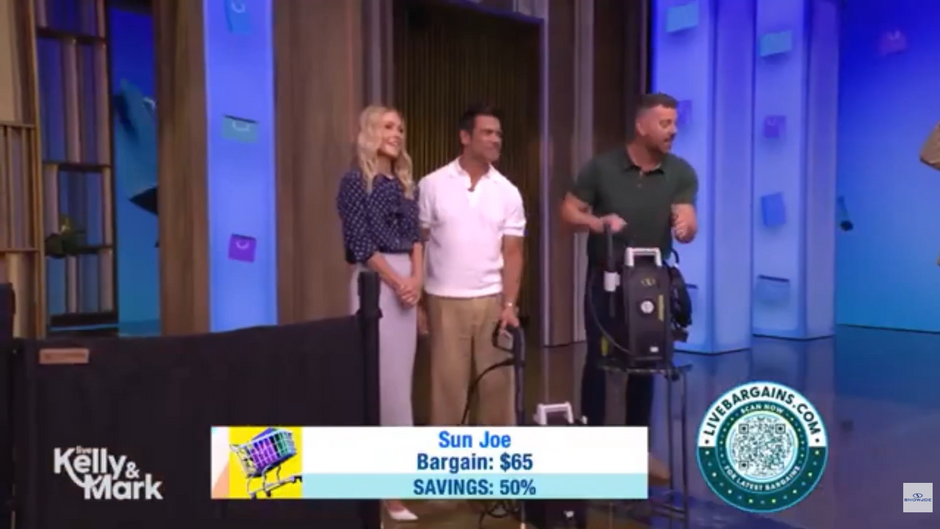 Kelly & Mark Show Featuring Sun Joe Electric Pressure Washer