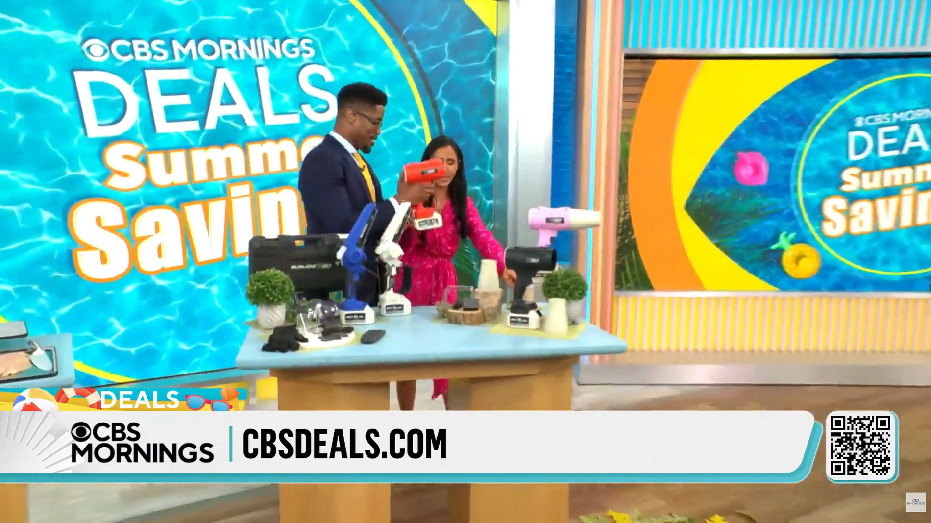 CBS Mornings Featuring Sun Joe Cordless Pruning Saw + StormJet Turbo Blower