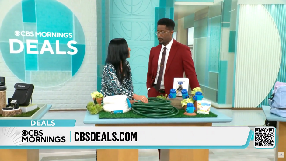 CBS Mornings Featuring Aqua Joe FiberJacket® RV Hose + Water Timers