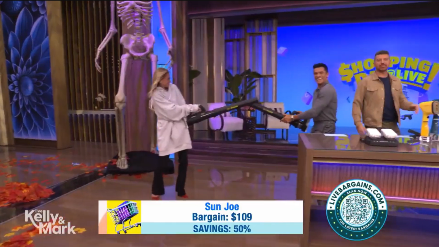 Kelly & Mark Show Featuring the Sun Joe Leaf Blower