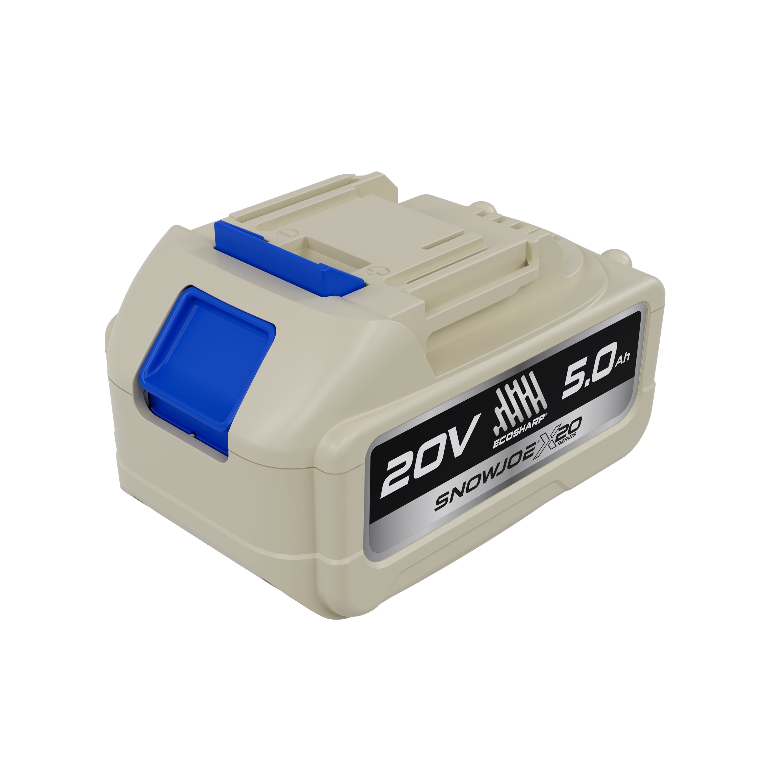 Sun Joe X20-Series 20-Volt* 5000-mAh (5-Amp hour) Lithium-ION Battery | For Use with Universal ECOSHARP® Devices | w/LED Indicator