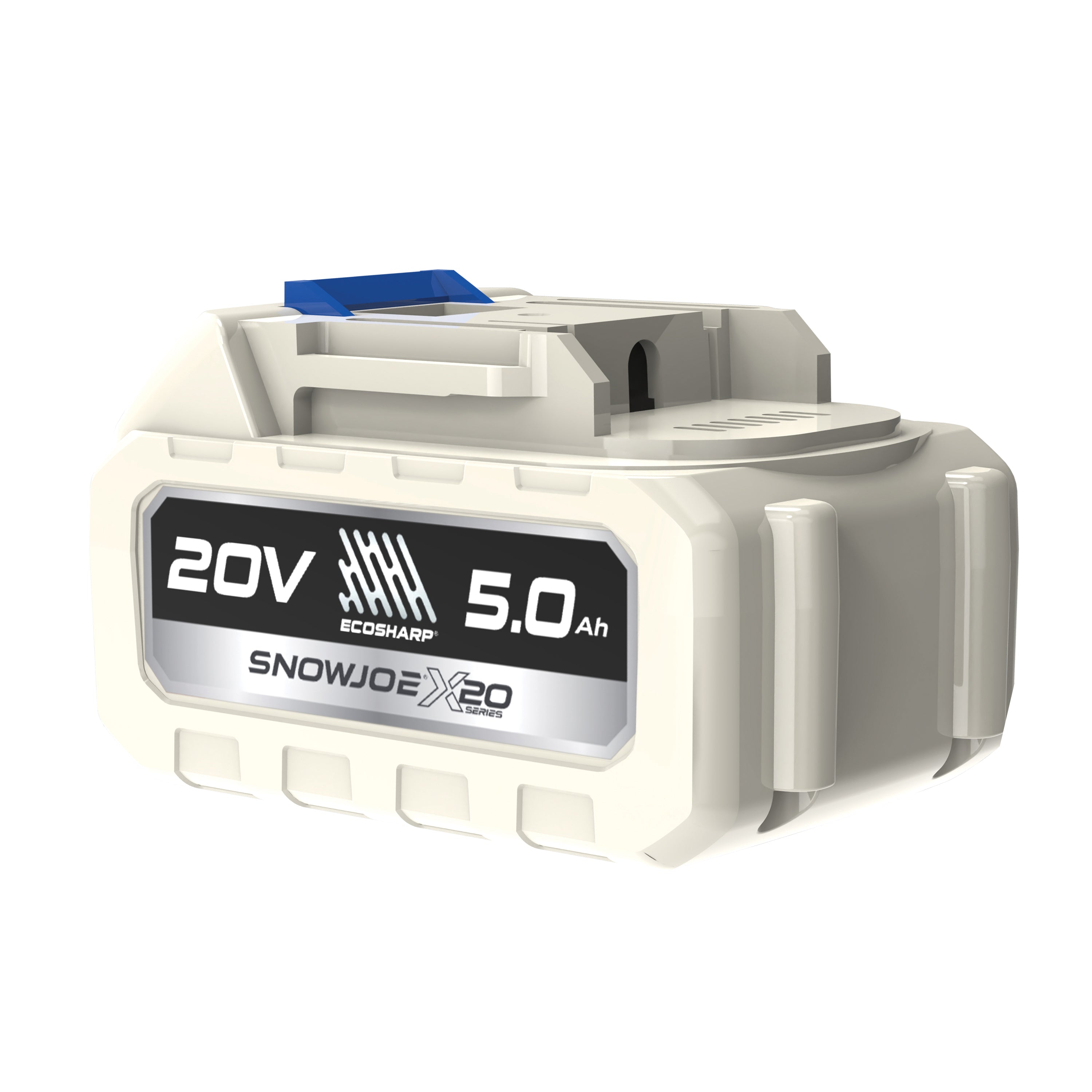 Sun Joe X20-Series 20-Volt* 5000-mAh (5-Amp hour) Lithium-ION Battery | For Use with Universal ECOSHARP® Devices | w/LED Indicator
