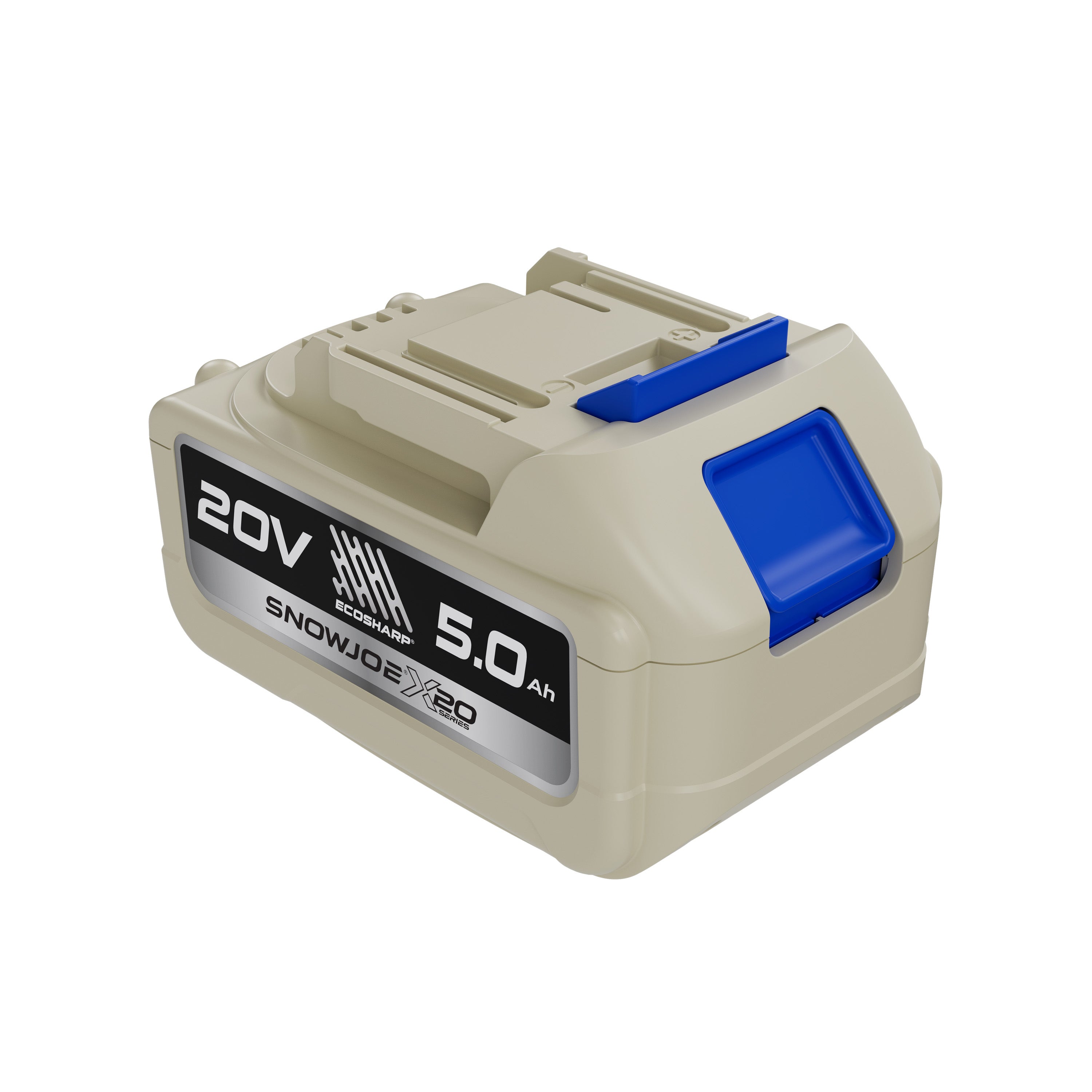 Sun Joe X20-Series 20-Volt* 5000-mAh (5-Amp hour) Lithium-ION Battery | For Use with Universal ECOSHARP® Devices | w/LED Indicator