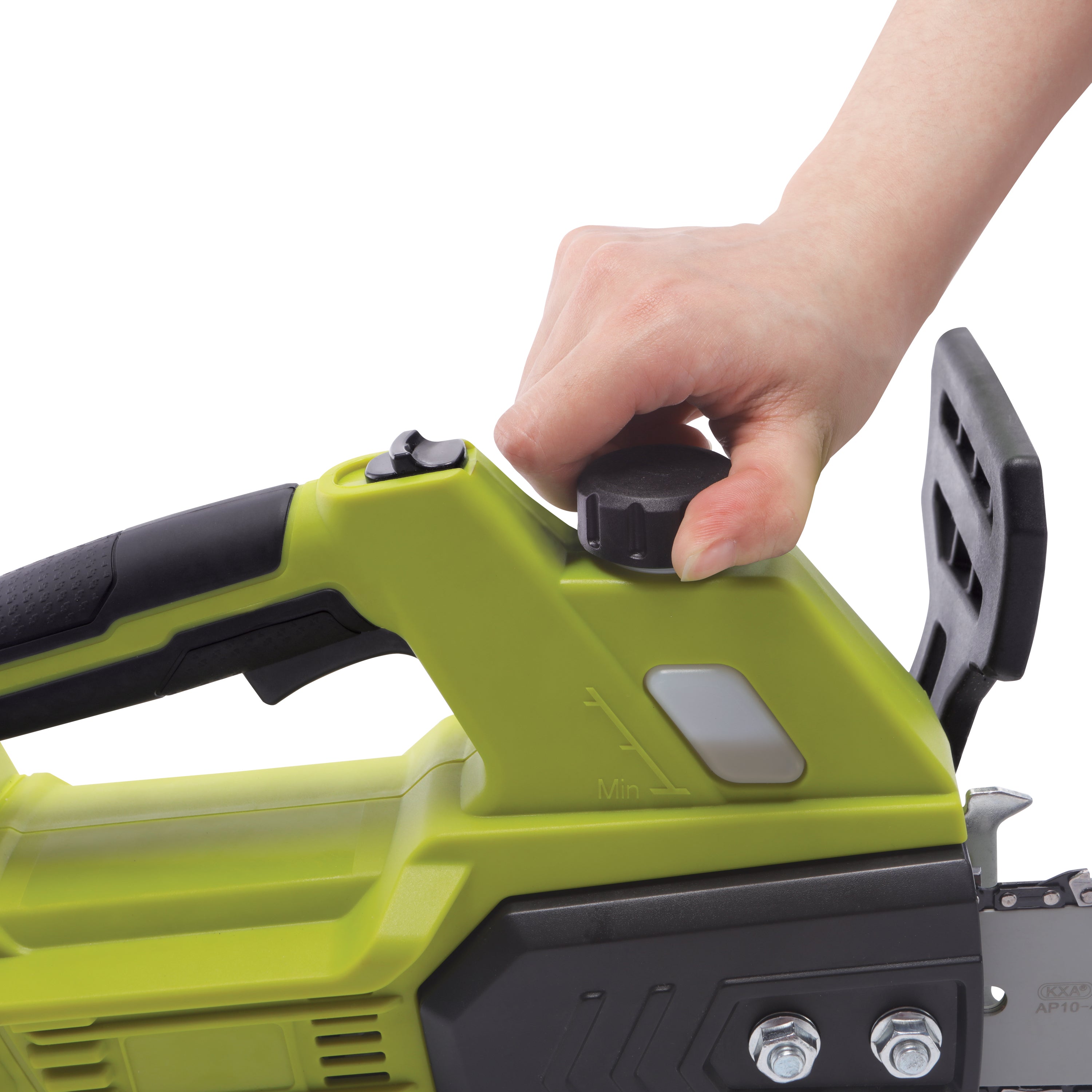 Sun Joe 24-Volt* IONMAX Cordless Self-Oiling Chain Saw Kit | 10-inch | Tool-Less Bar/Chain Tension | W/ 4.0-Ah Battery + Charger (Green)