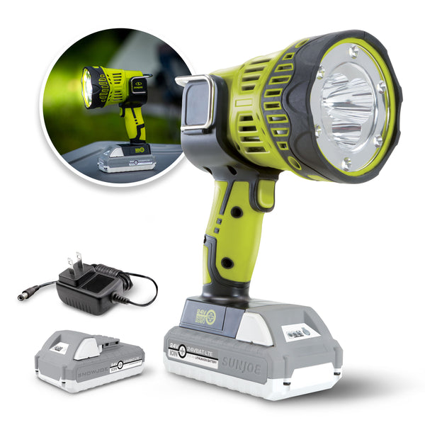 Sun Joe 24V-1500FL-LTE 24-Volt* IONMAX Handheld Flashlight/Spotlight/F