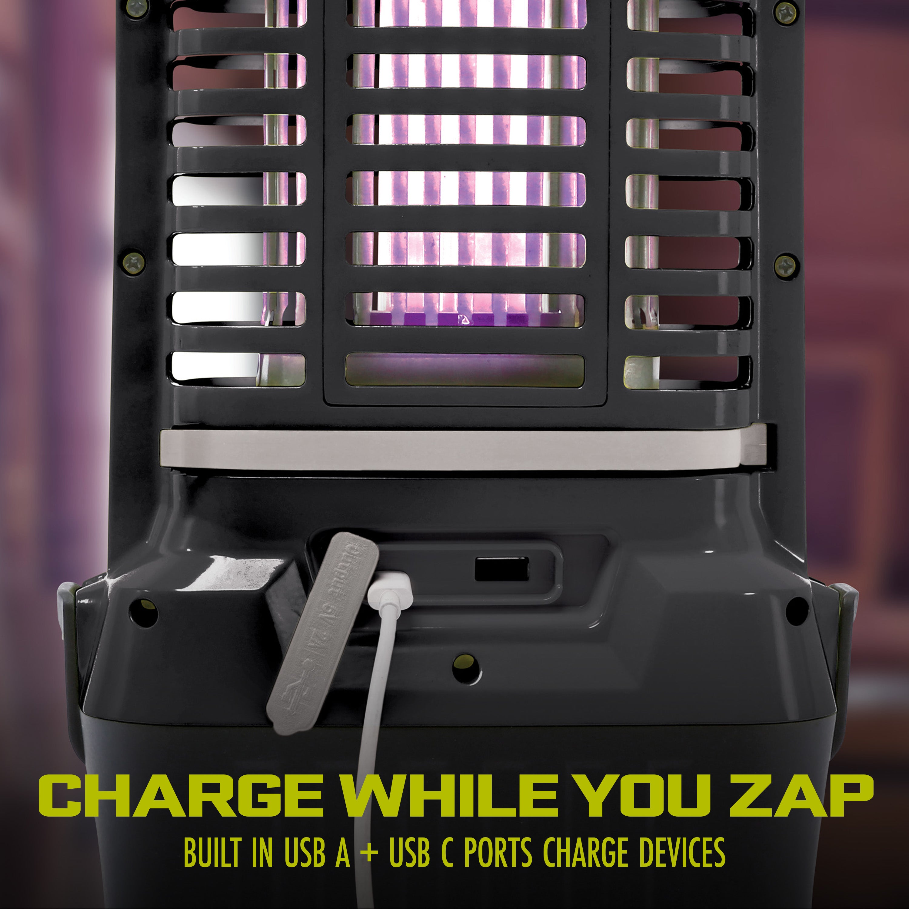 Sun Joe 24V-BZ100-LTE 24-Volt* IONMAX Cordless Indoor/Outdoor Bug Zapper Kit | 1-Acre Coverage | W/ 2.0-Ah Battery + Charger