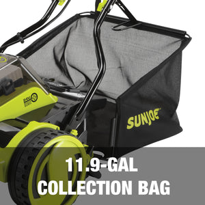 11.9-gallon collection bag.