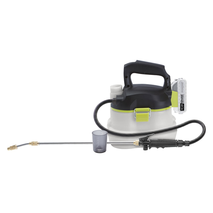 battery operated garden sprayer Sun Joe 24V IONMAX Cordless Electric Garden Sprayer, 1-Gallon Battery-