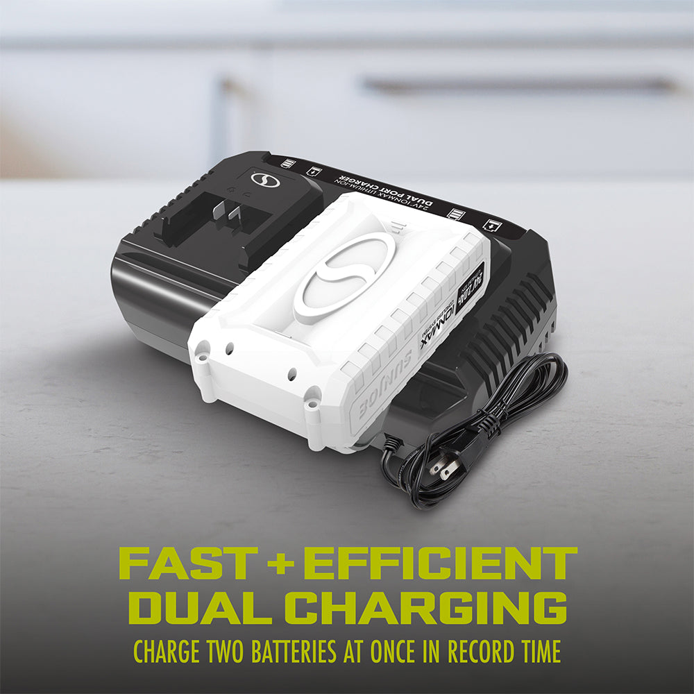 Sun Joe 24-Volt* IONMAX Cordless Garden Combo Kit | Leaf Blower | Grass Trimmer | Hedge Trimmer | W/ 2 x 2.0-Ah Batteries + Charger