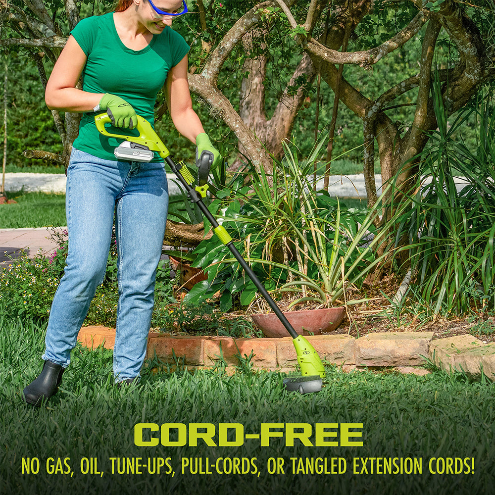 Sun Joe 24-Volt* IONMAX Cordless Garden Combo Kit | Leaf Blower | Grass Trimmer | Hedge Trimmer | W/ 2 x 2.0-Ah Batteries + Charger