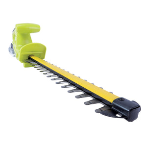 Sun Joe 24-Volt cordless 18-inch hedge trimmer.