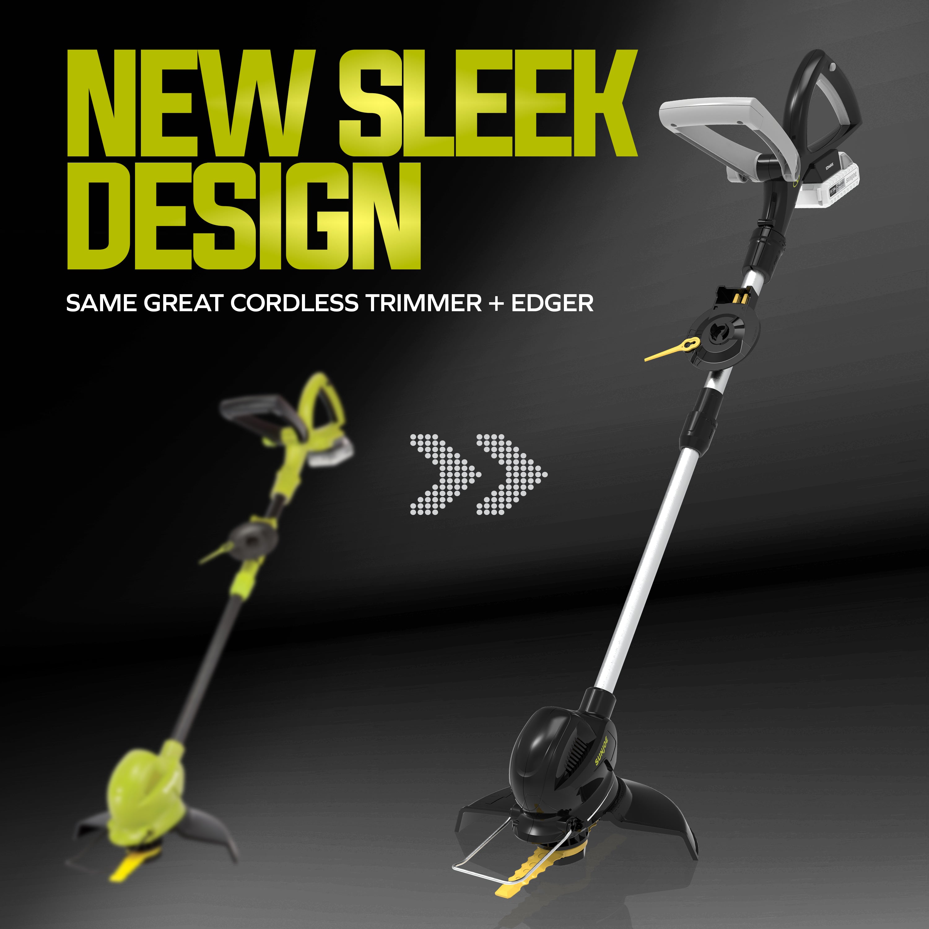 Sun Joe Cordless SharperBlade Stringless Lawn Trimmer | 24-Volt | 2-Ah