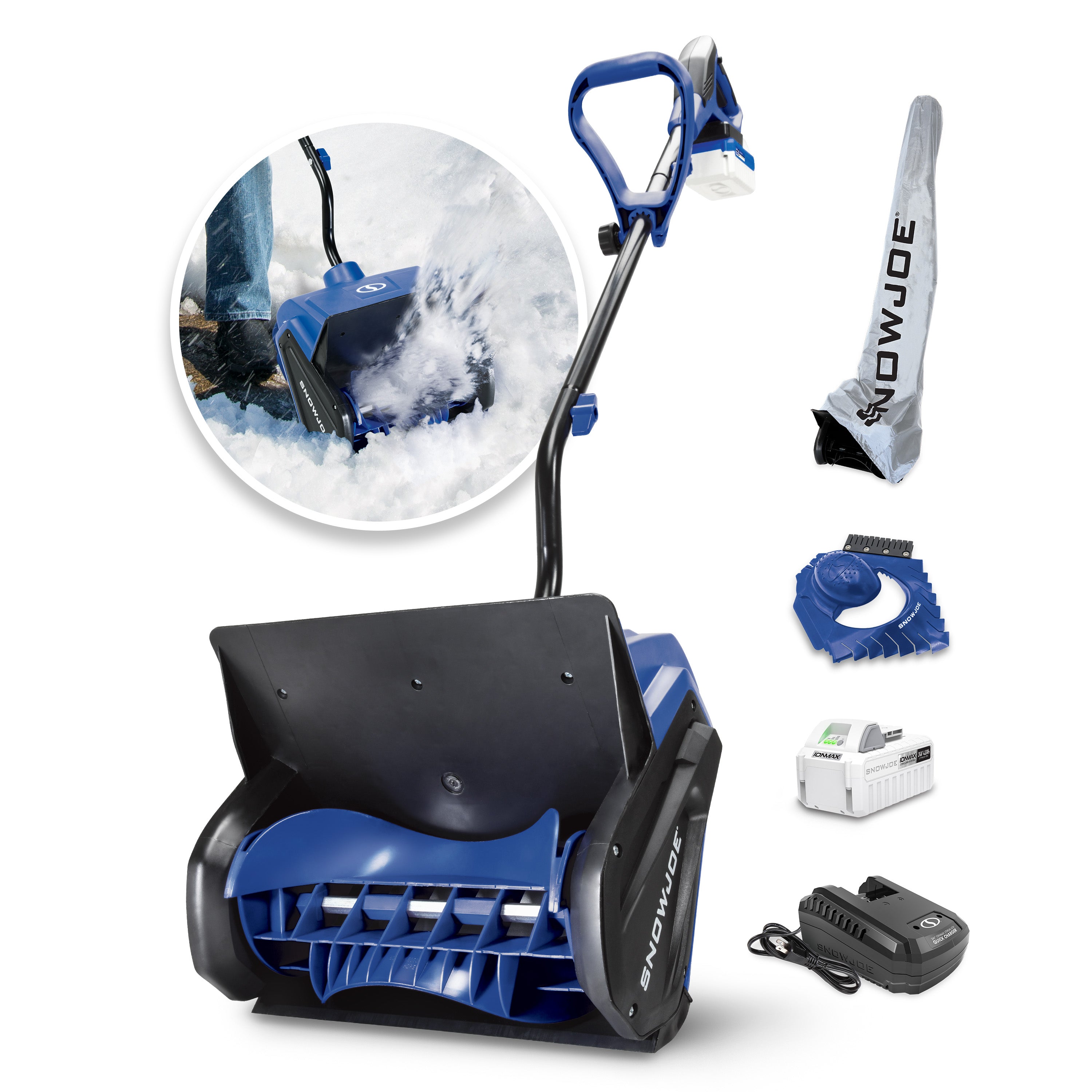 Snow Joe 24V-SS13-TV1 24-Volt* IONMAX Cordless Snow Shovel Bundle | W/