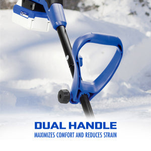 Ergonomic handle of snow joe 24V-SS13-TV1 cordless snow shovel