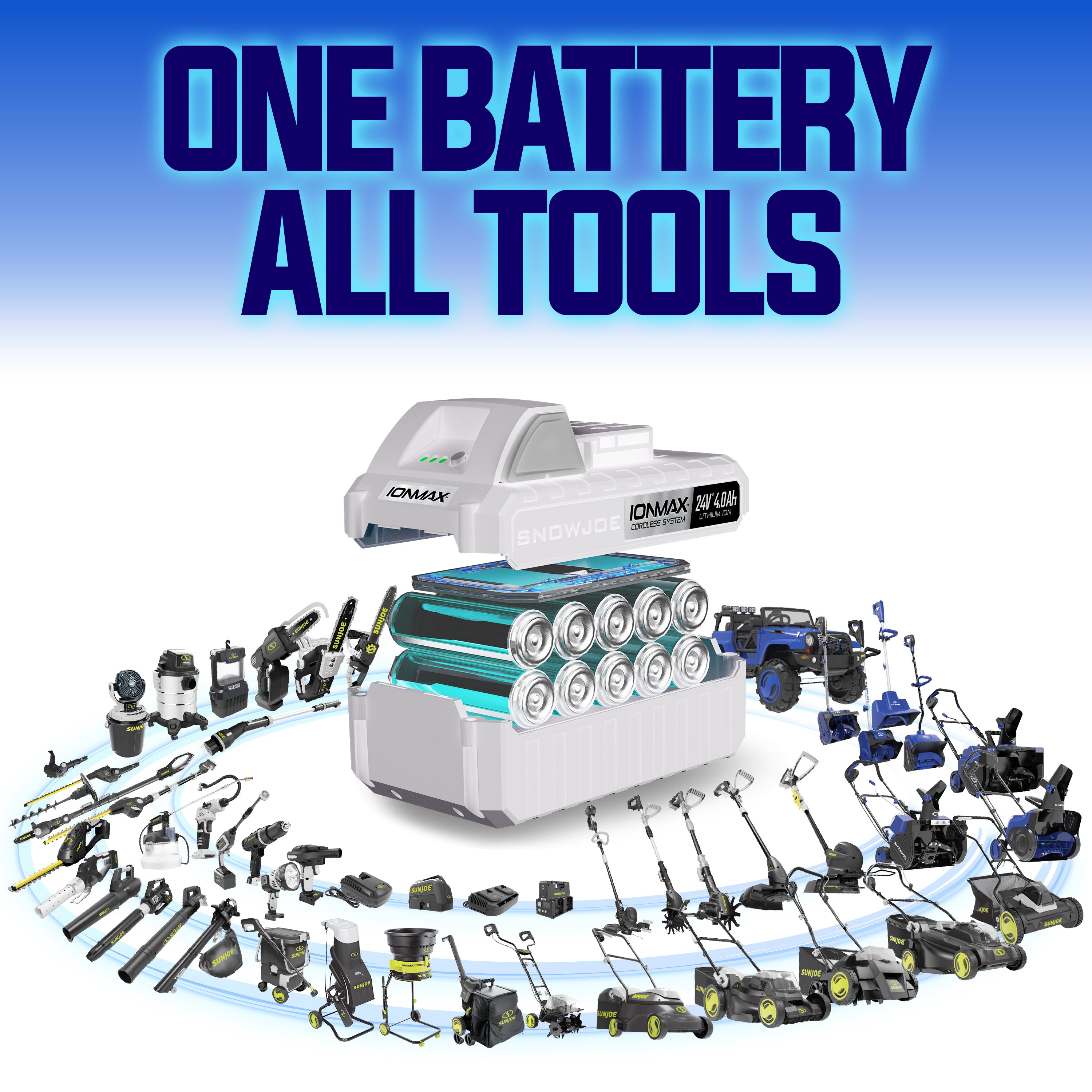 Snow Joe 24-Volt* IONMAX Cordless Snow Shovel Bundle | W/ 4.0-Ah Battery, Charger, Cover, Ice Scraper and Extended Warranty | CUT THE CORD®