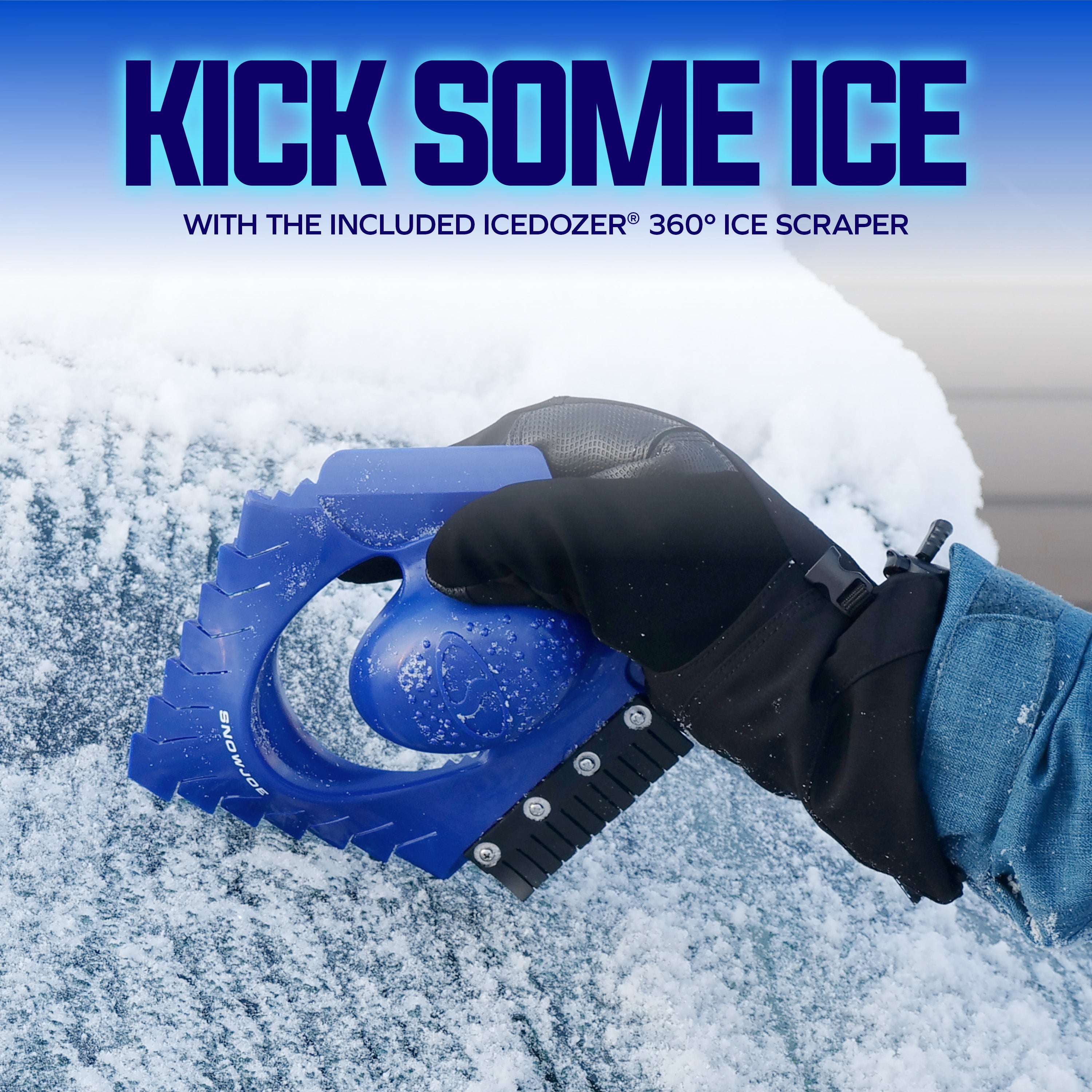 Snow Joe 24-Volt* IONMAX Cordless Snow Shovel Bundle | W/ 4.0-Ah Battery, Charger, Cover, Ice Scraper and Extended Warranty | CUT THE CORD®