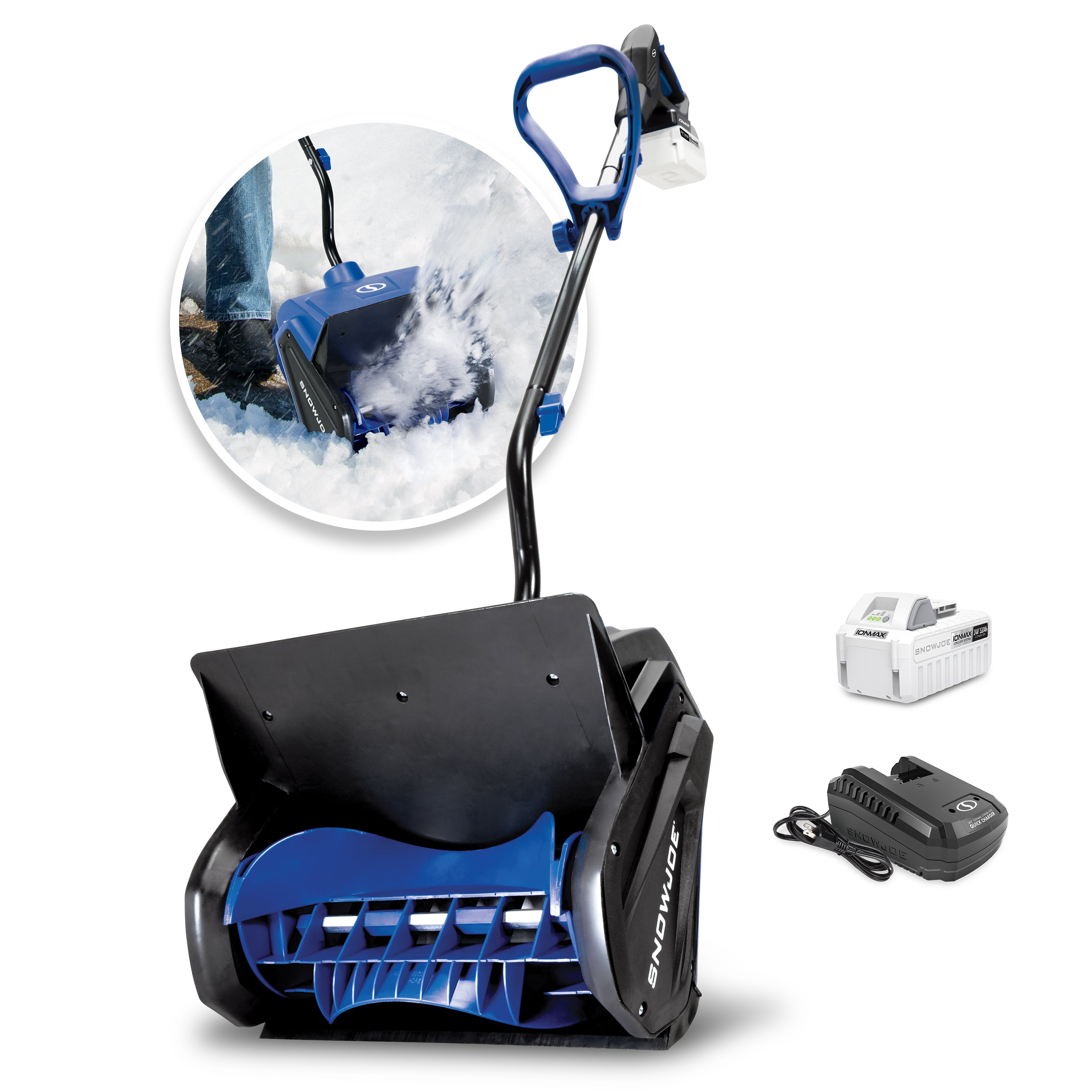 Snow Joe 24V-SS13-XR 24-Volt* IONMAX Cordless Snow Shovel Kit | 13-Inch | W/ 5.0-Ah Battery and Charger