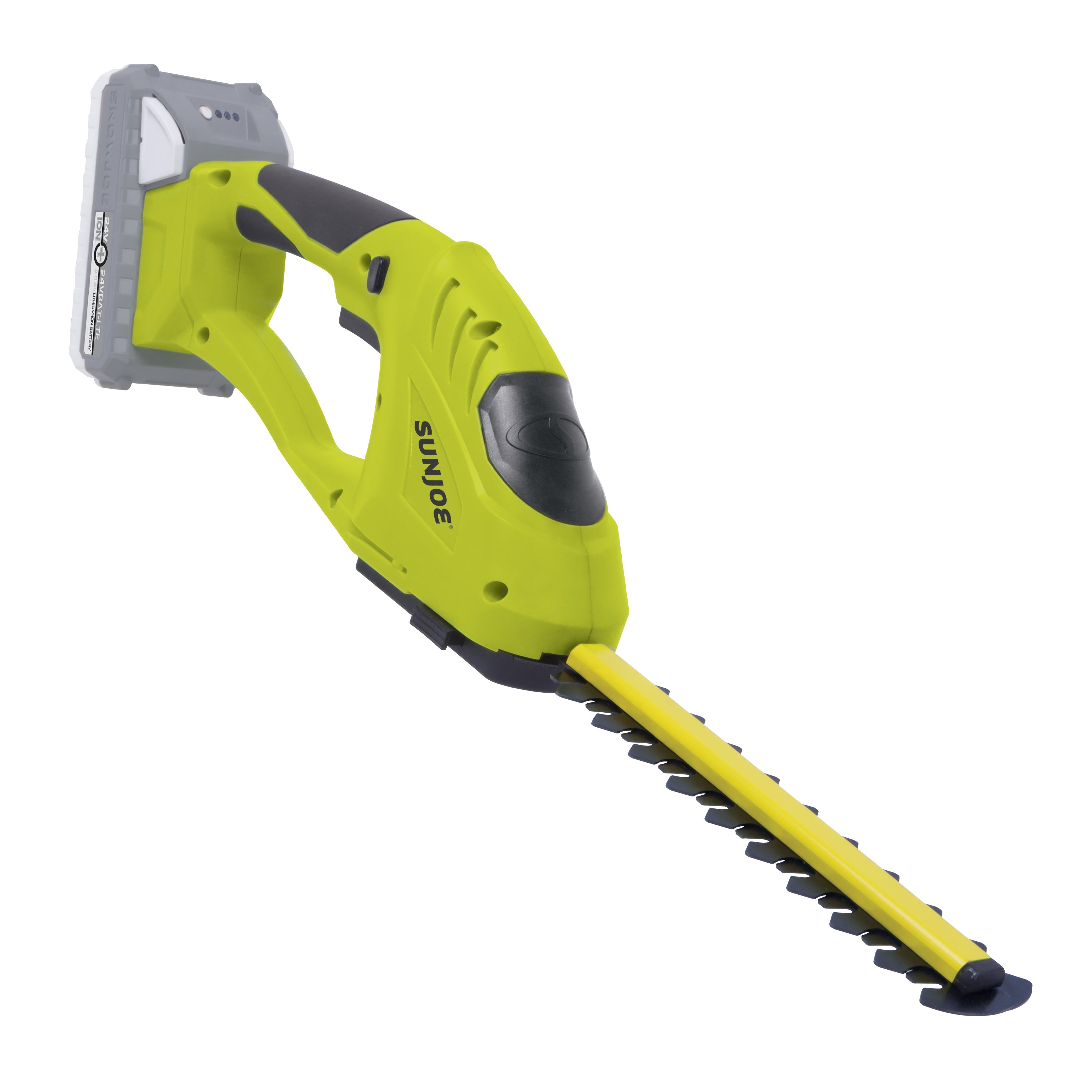 Sun Joe 24V-HT-PRN-LTE 24-Volt* Cordless Handheld Hedger + Pruner | W/ 2.0-Ah Battery + Charger