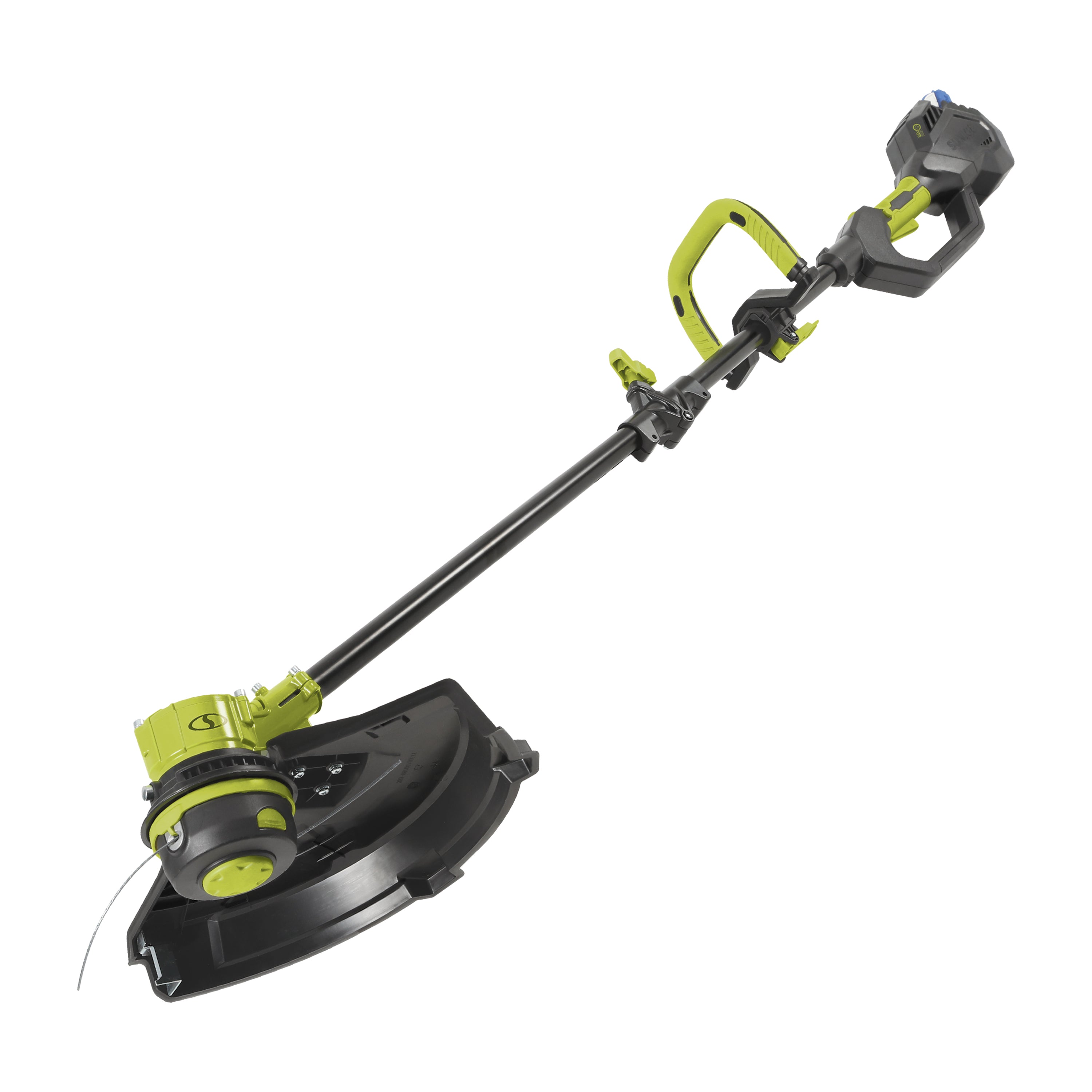 Sun Joe 24-volt cordless 14-inch string trimmer kit.